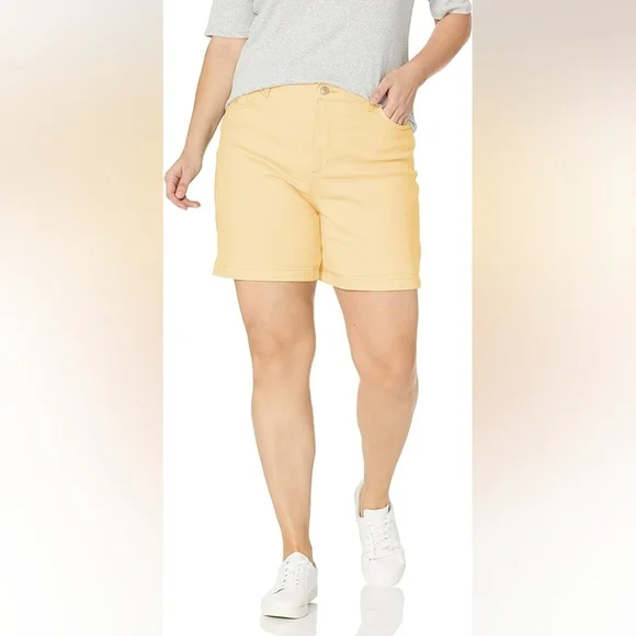 💠GLORIA VANDERBILT All Around Slimming Effect Shorts Amanda Womens Size 16 - Picture 1 of 12